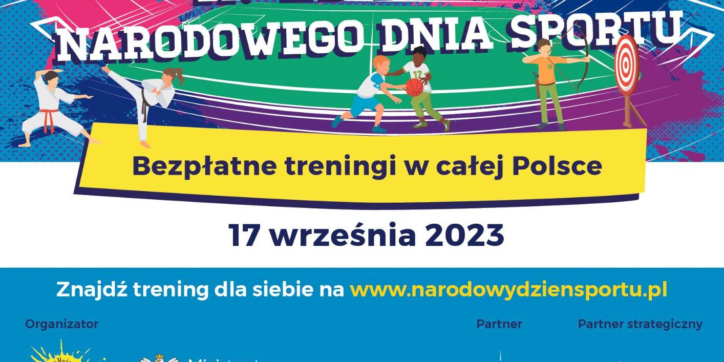 grafika zapowiadająca II edycję Narodowego Dnia Sportu